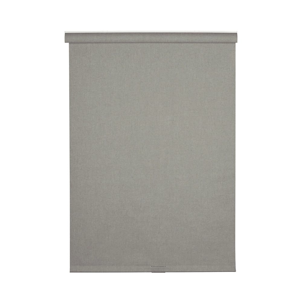 Cordless Linen Look Thermal Fabric Roller Shade, Gray, 23" x 66"