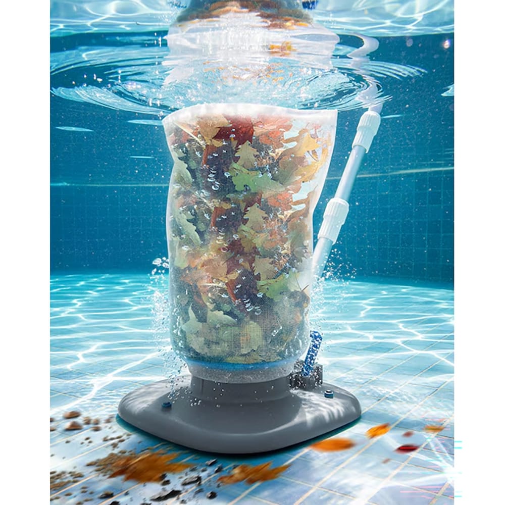 Yousky Cordless Pool Vacuum Cleaner with Telescopic Pole, Gray