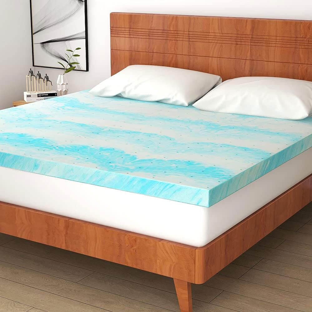 Polar Sleep 3" Gel Memory Foam Queen Mattress Topper