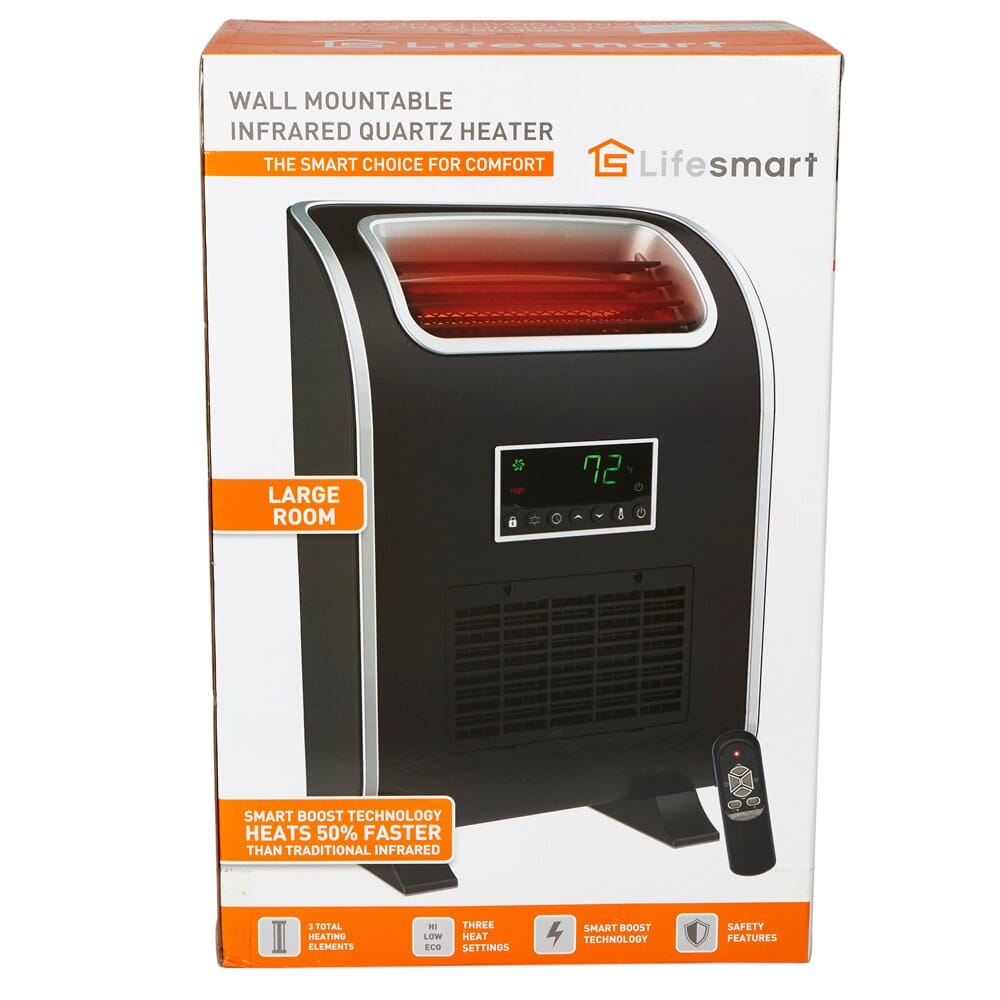 Lifesmart Wall Mountable Infrared Quartz Heater