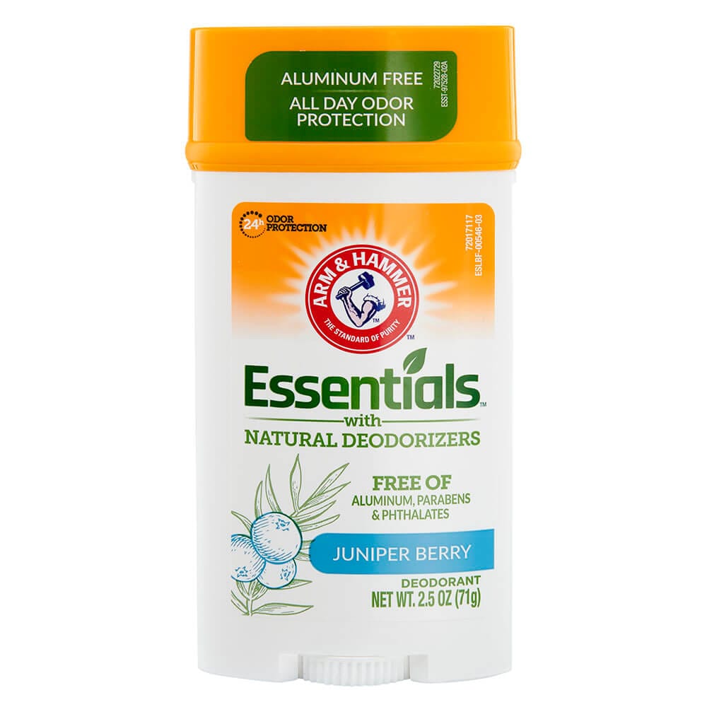Arm & Hammer Essentials with Natural Deodorizes Juniper Berry Scented Deodorant, 2.5 oz