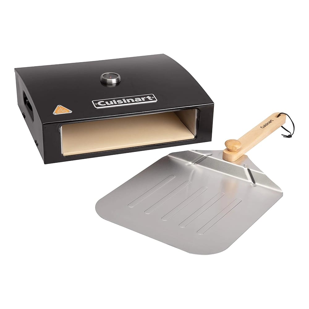 Cuisinart Grill Top Pizza Oven Kit, Black/Aluminum