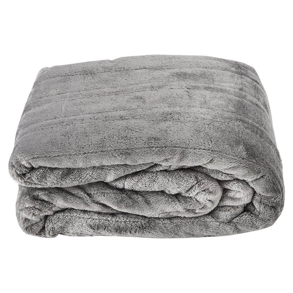 Westerly Electric Heated Throw Blanket, 50" x 60", Gray