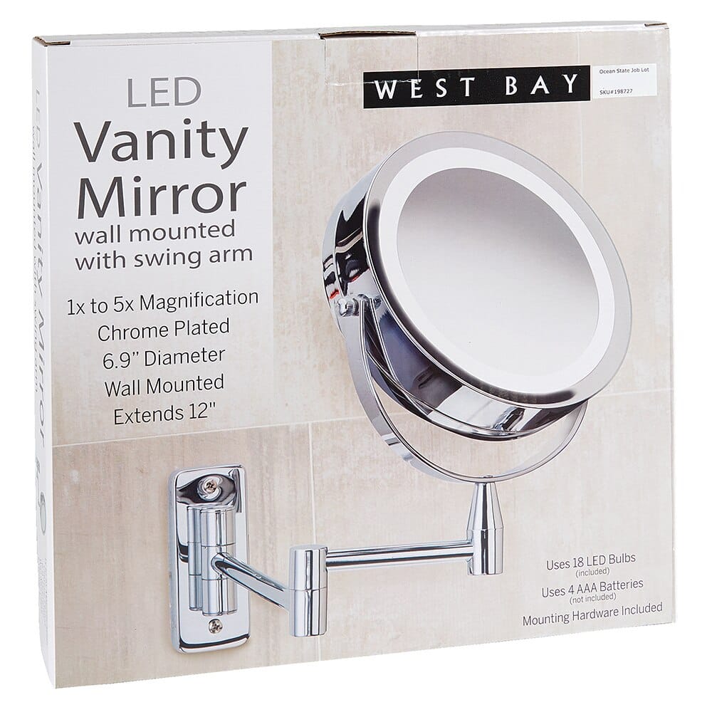 West Bay LED Wall Mounted Vanity Mirror