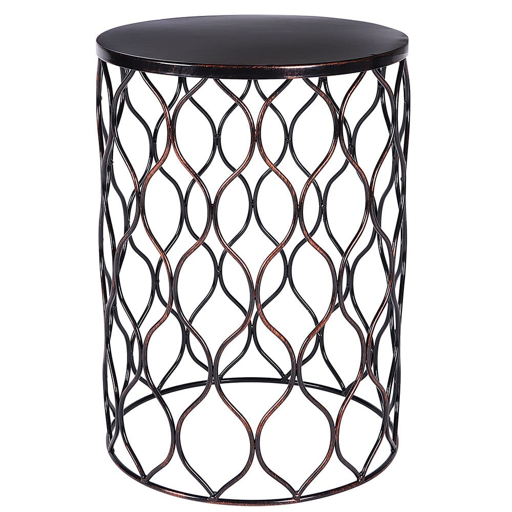 Patio Side Table, Bronze