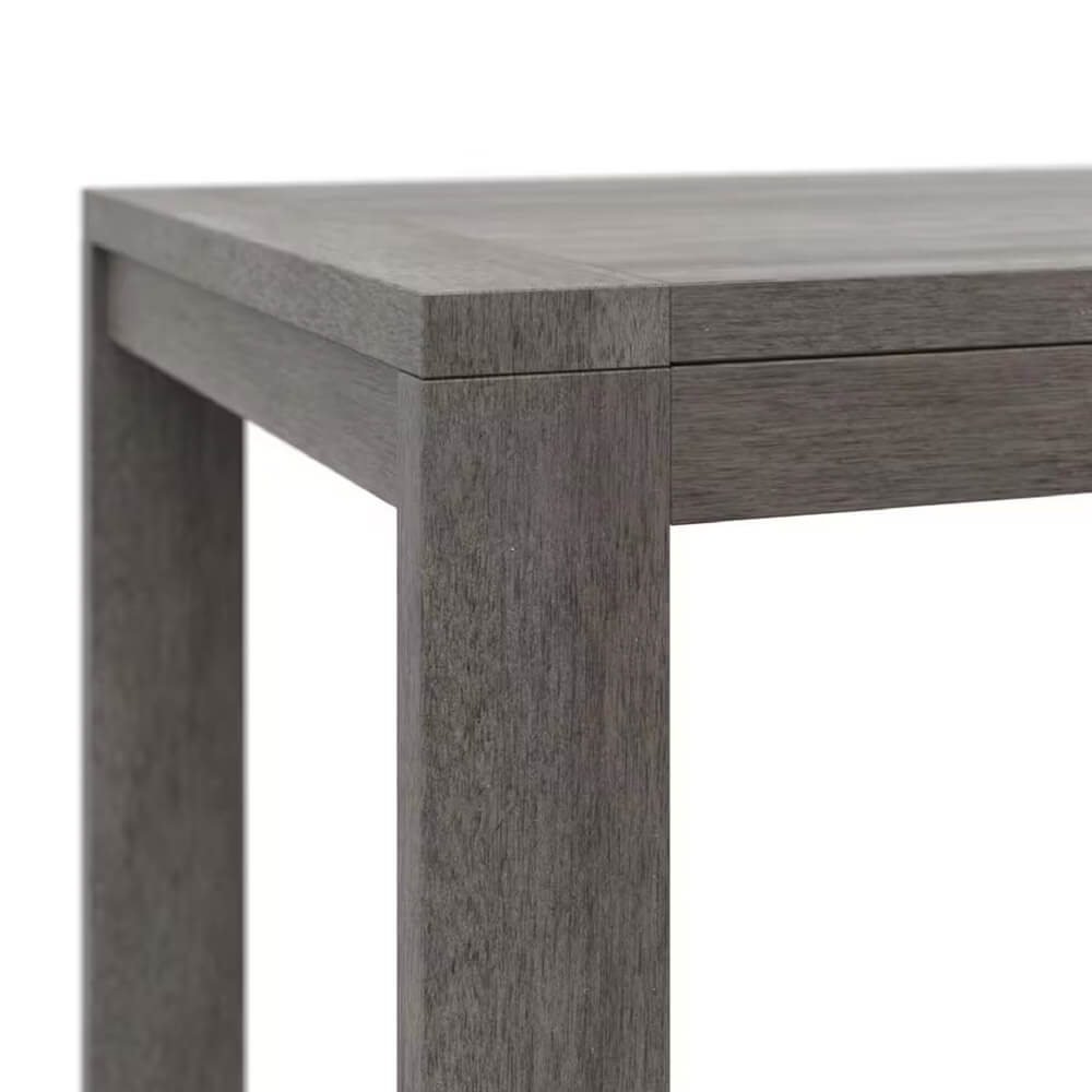 Twin Star Home Rectangular 52" Dining Room Table, Weathered Gray