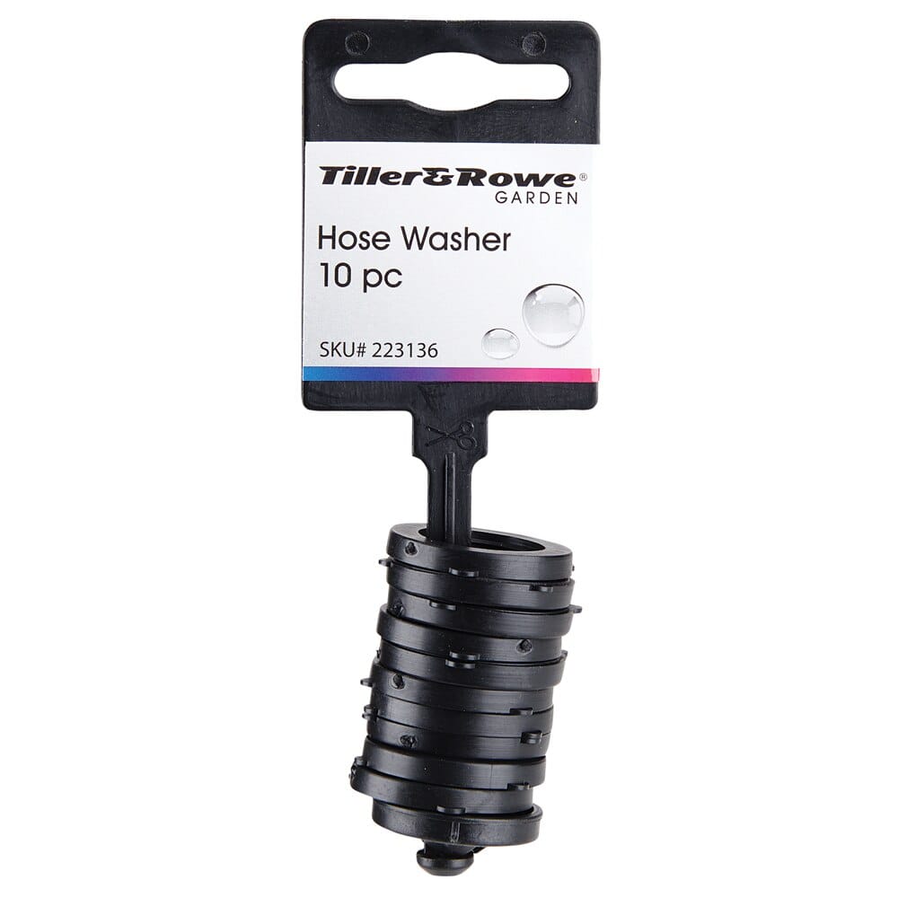 Tiller & Rowe Vinyl Hose Washer, 10-Piece