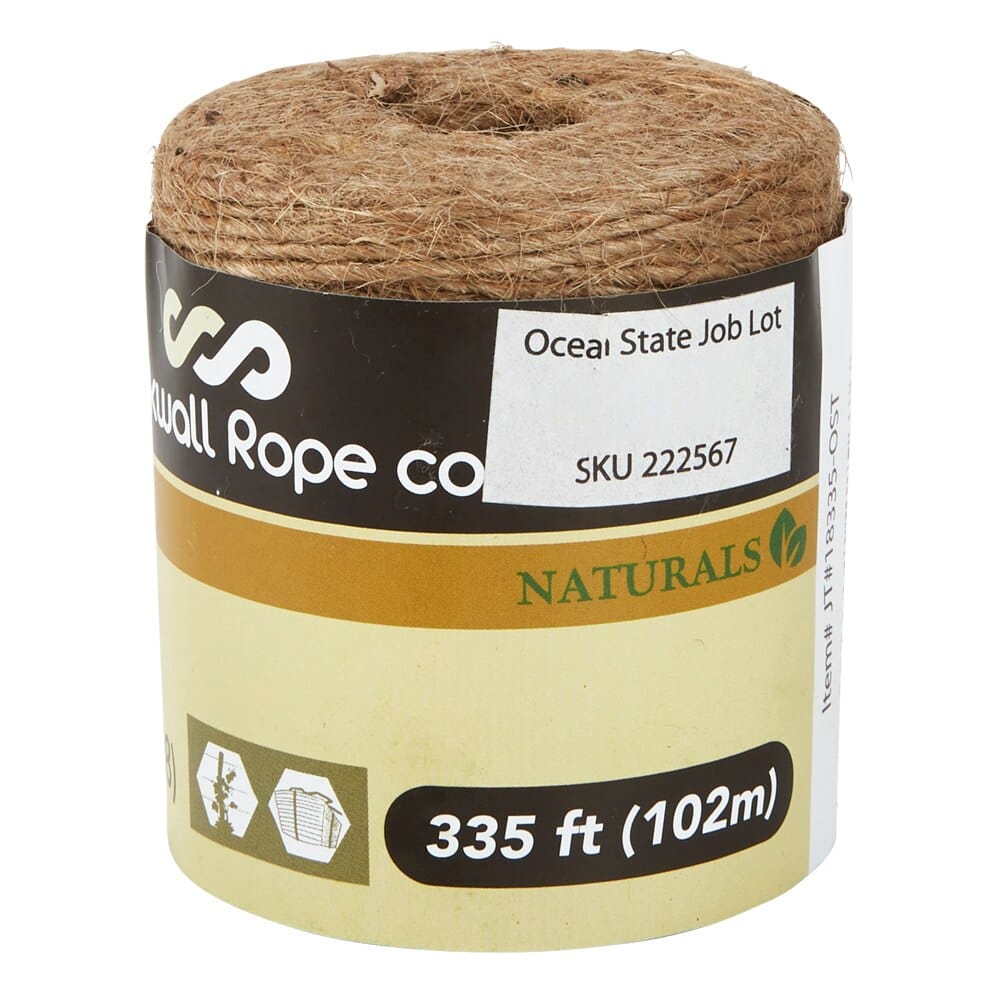 Blackwall Rope Co. Heavy-Duty Jute Twine, 335'