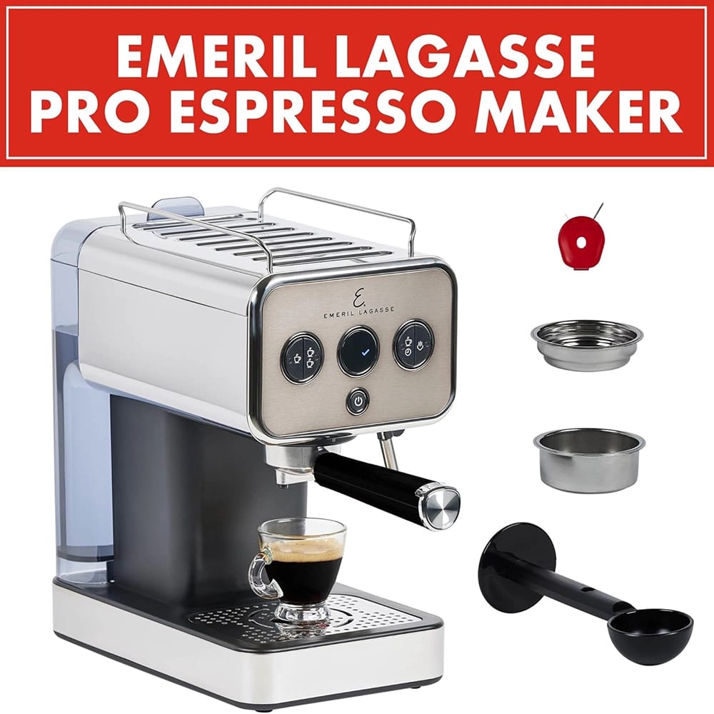 Emeril Lagasse Semi-Automatic 15-Bar Pro Espresso Machine