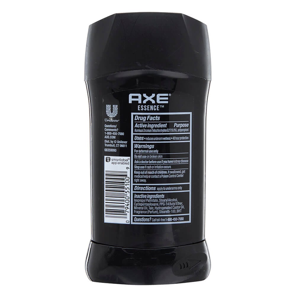 Axe Essence Black Pepper and Cedarwood Scent Fresh and Dry Antiperspirant, 2.7 oz