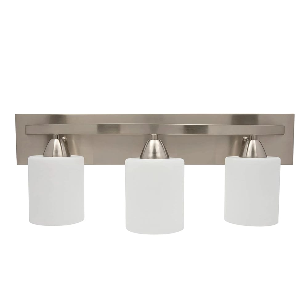 3-Light Vanity Fixture, Brushed Nickel