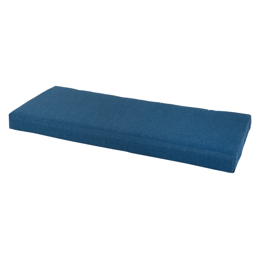 Outdoor Bench Cushion, Medium Blue