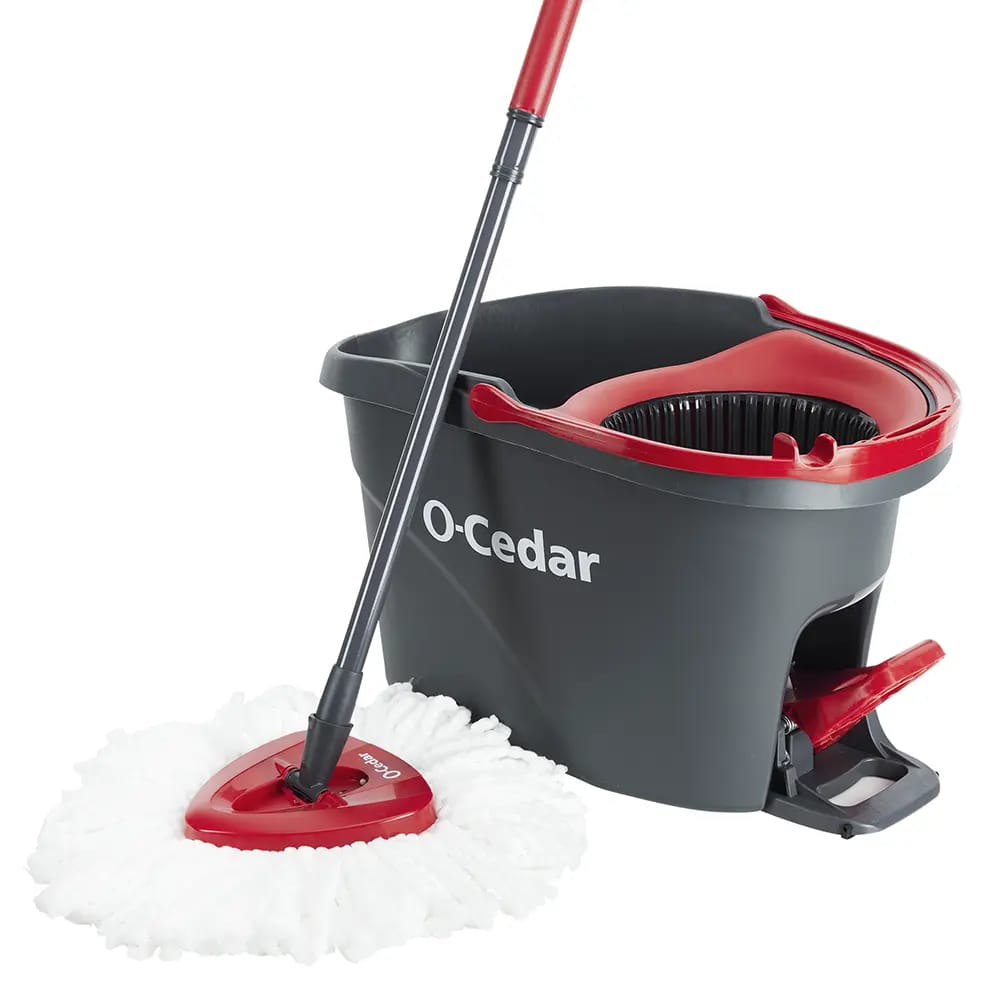 O-Cedar Microfiber Easywring Spin Mop & Bucket