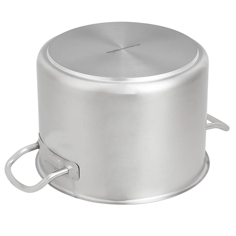 Stainless Steel Aluminum-Clad 10 Quart Stock Pot with Cover