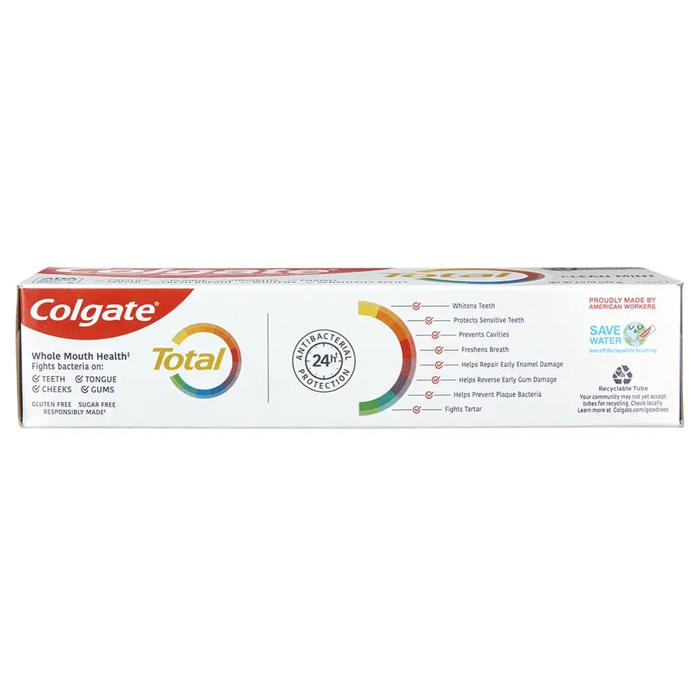 Colgate Total Clean Mint Toothpaste, 6 oz