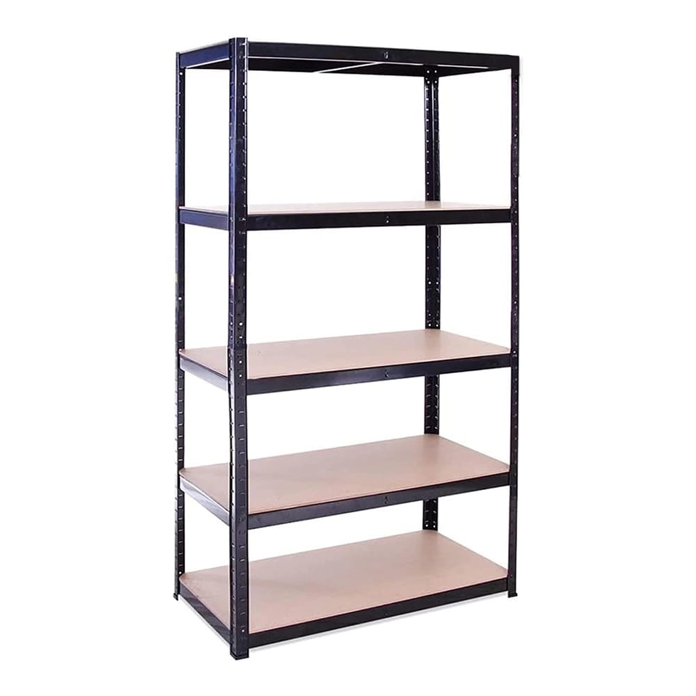 G-Rack 5-Tier Garage Shelving Unit, 35" x 12" x 71", Black