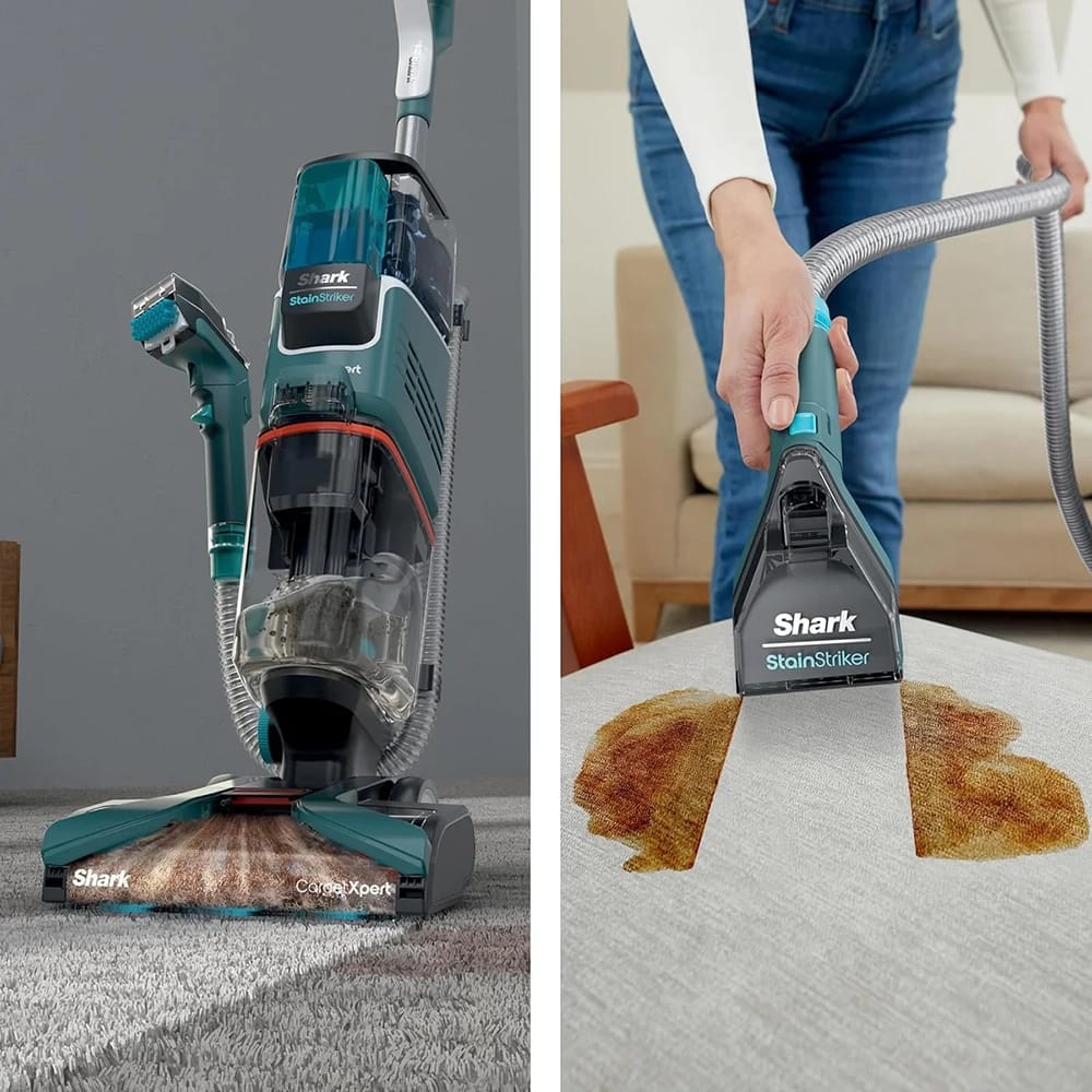 Shark CarpetXpert with Stainstriker Deep Carpet Cleaner, Teal (Factory Refurbished)