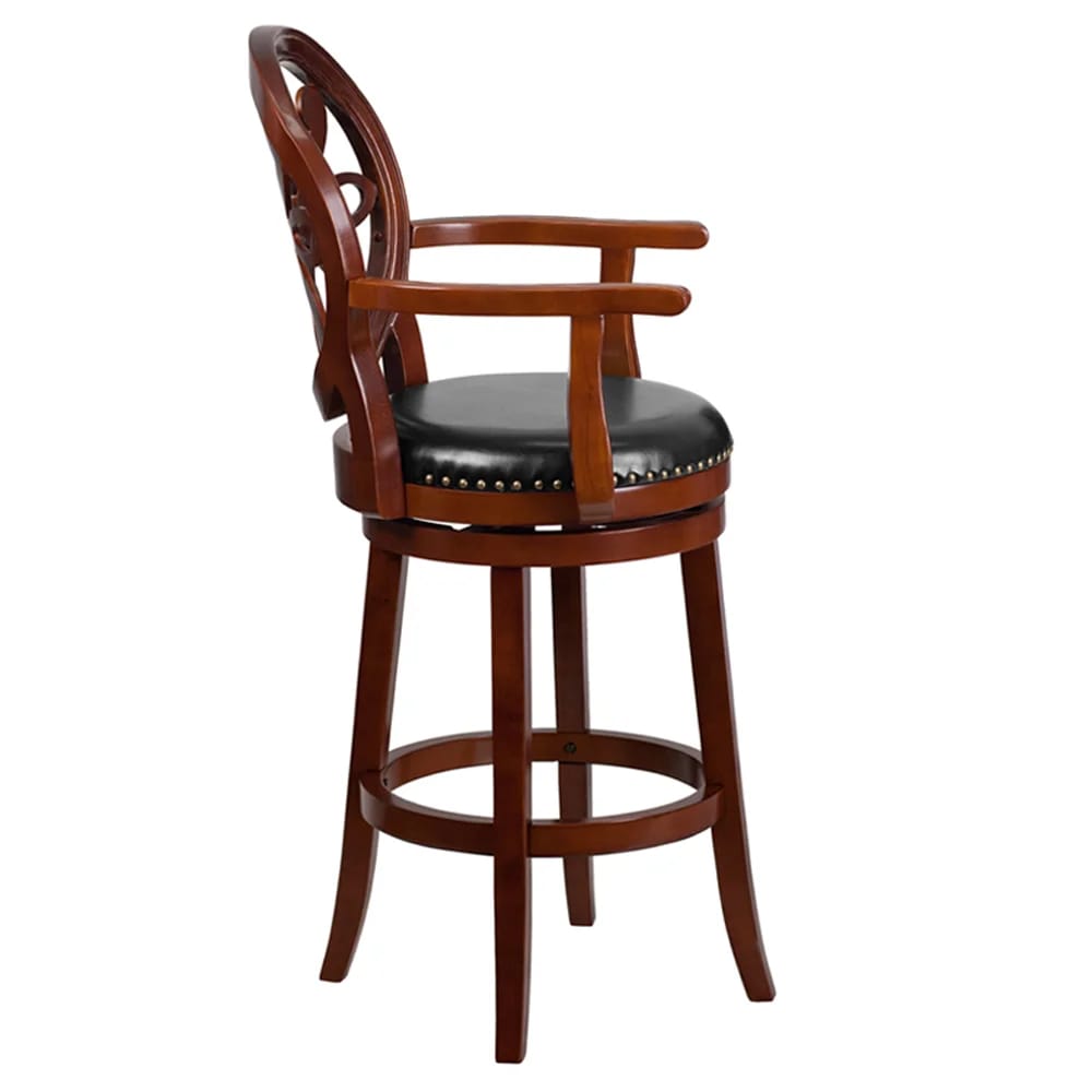 Flash Furniture Contemporary 30" Barstool, Cherry