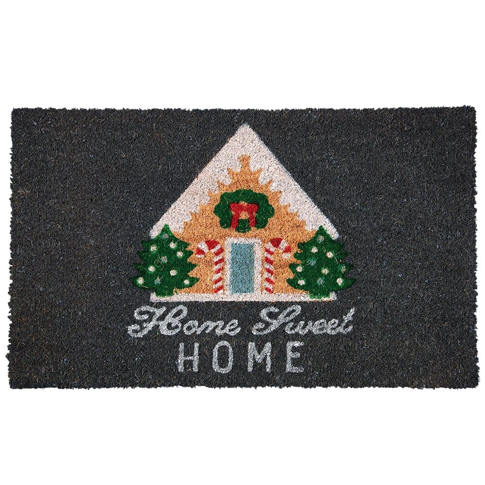 18" x 30" Holiday Printed Coir Mat with Vinyl Backing