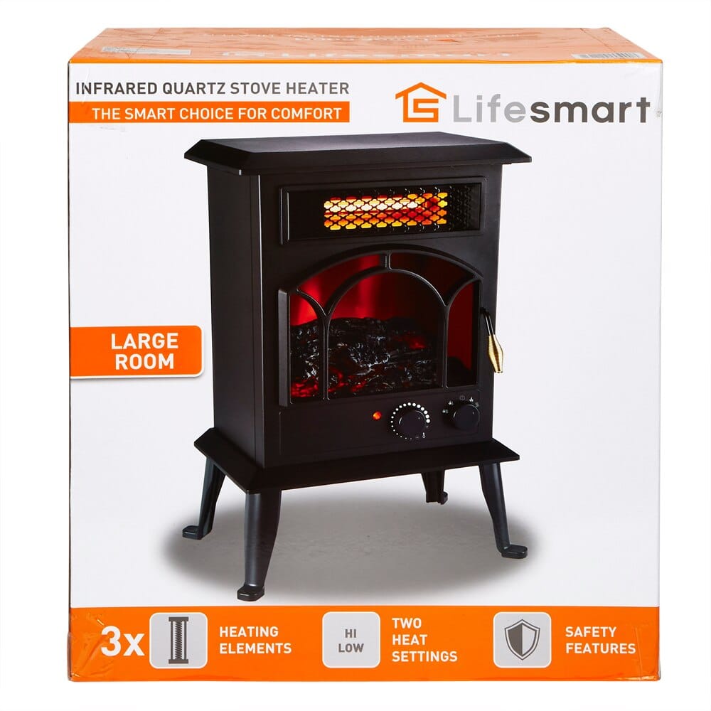 Lifesmart Infrared 3-Element Quartz Stove Heater