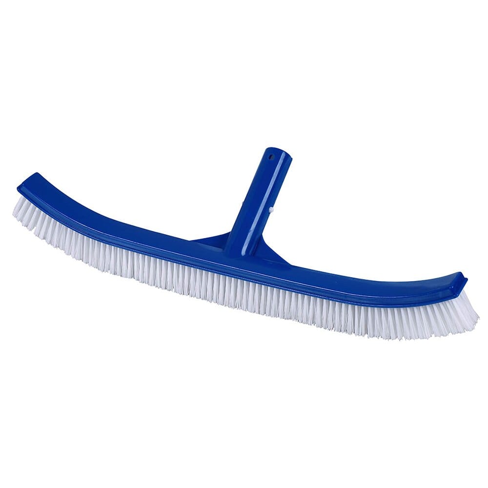 SwimWorks Curved Floor and Wall Pool Brush, 18"