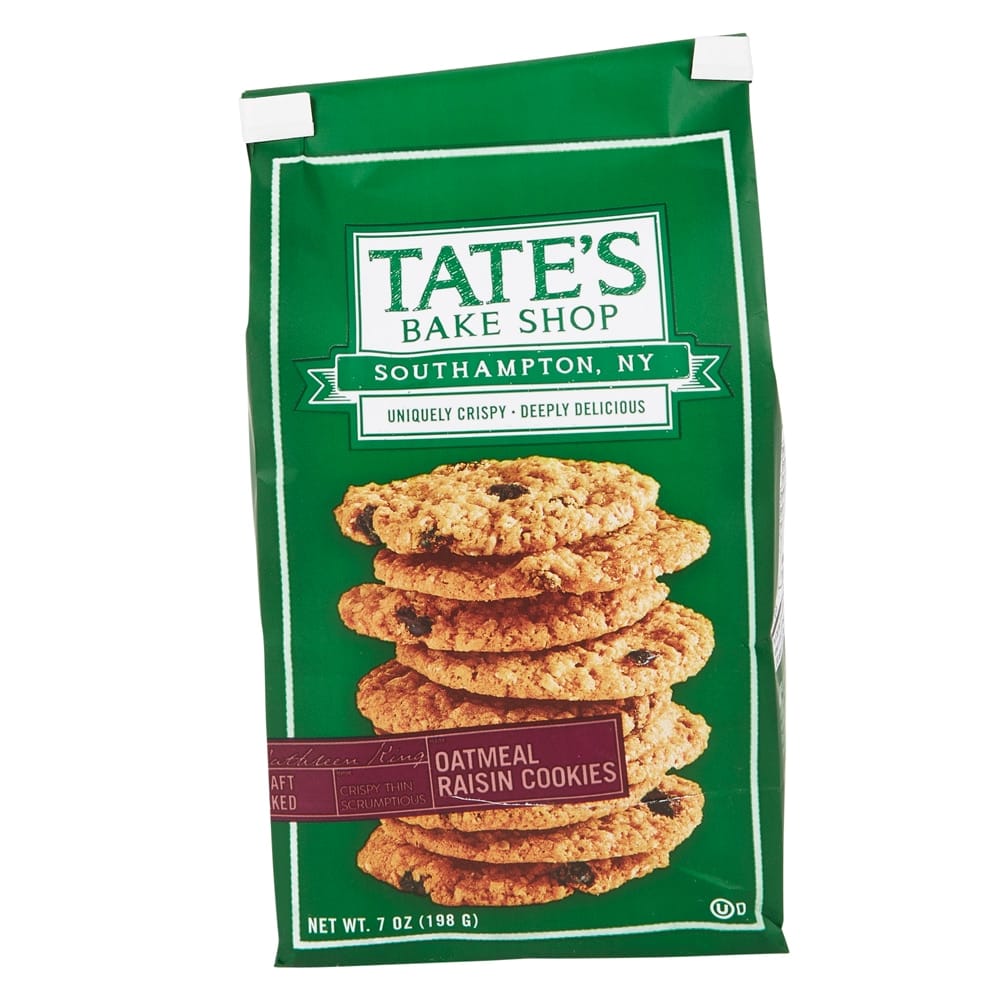 Tate's Bake Shop Oatmeal Raisin Cookies, 7 oz