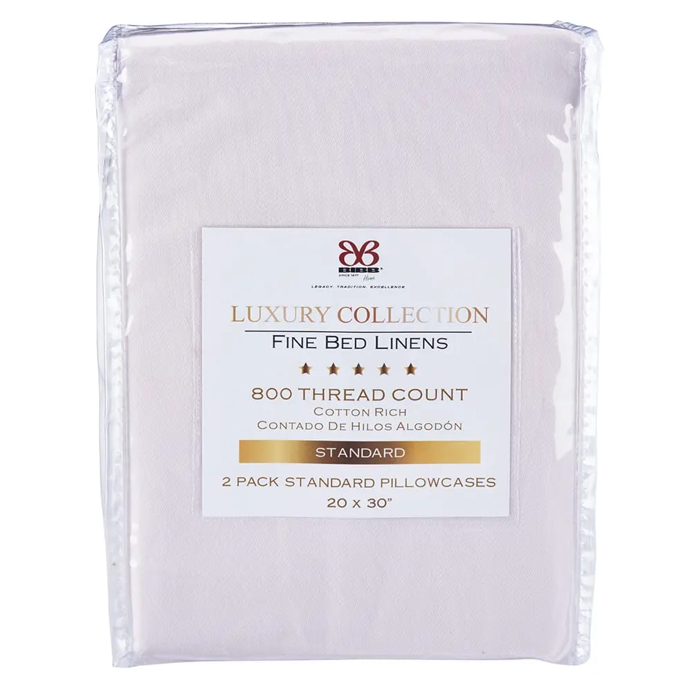 800-Thread Count Cotton Pillowcases, 2 Count