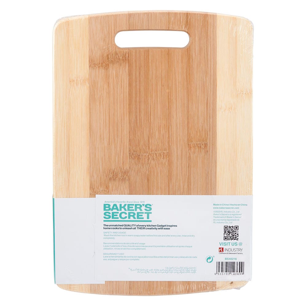 Baker's Secret Bamboo Cutting Board, 13"