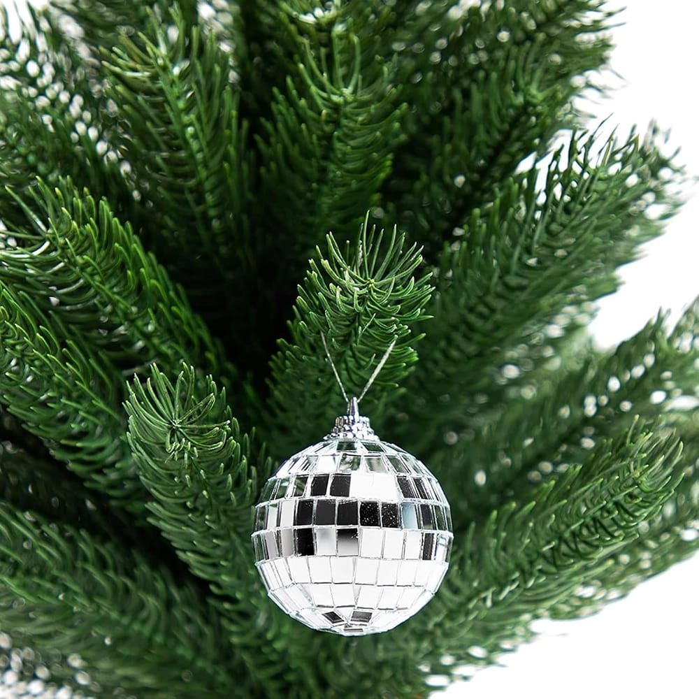 Okuna Outpost Disco Ornaments, 36 Pack