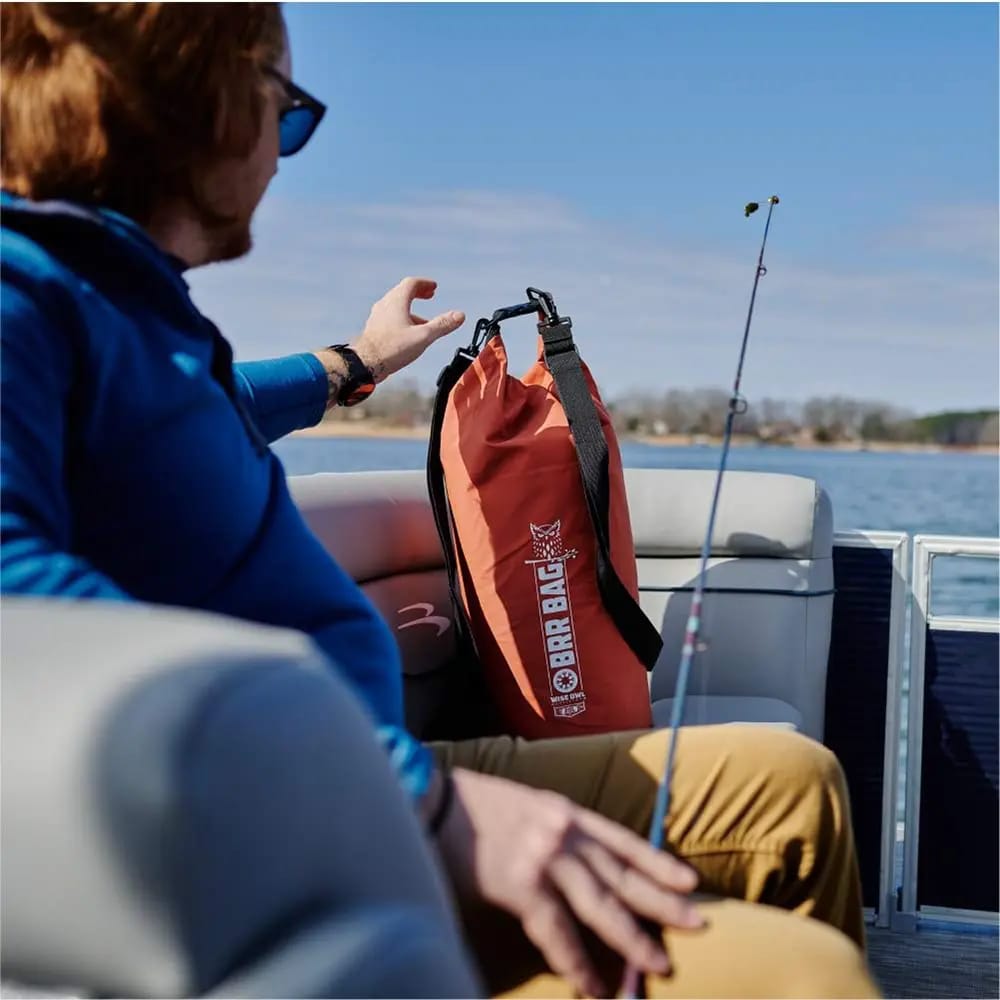 Wise Owl Outfitters Waterproof Dry Bag Backpack, Orange, 30L