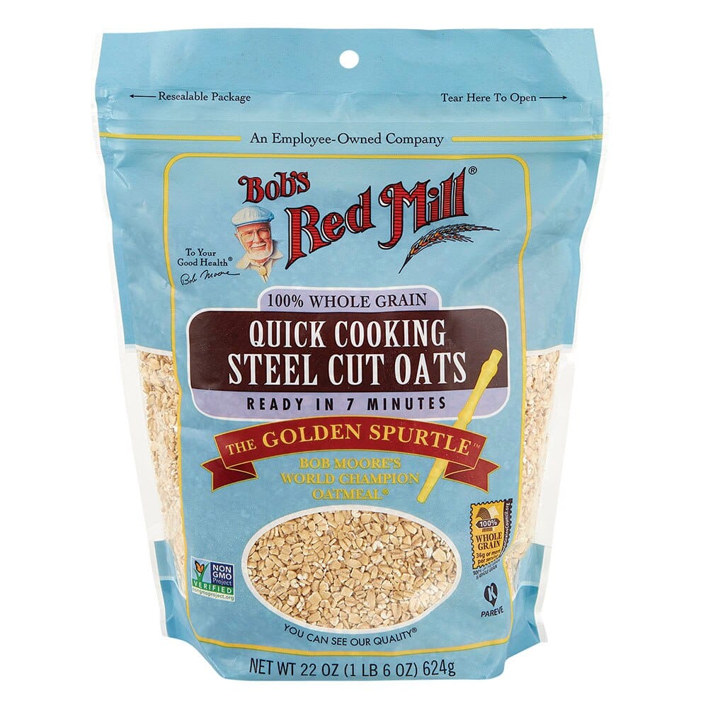 Bob's Red Mill Whole Grain Quick Cooking Steel Cut Oats, 22 oz