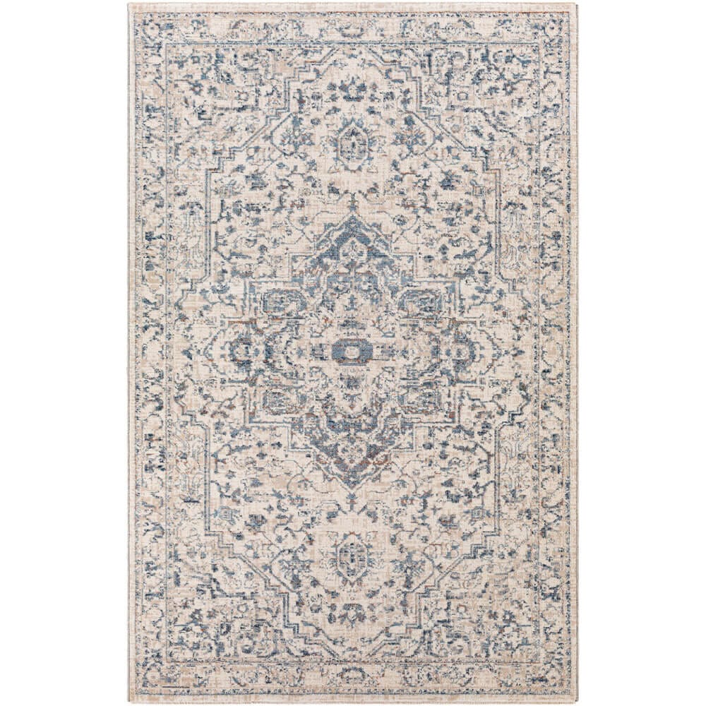 Surya Amore 7'10" x 10' Area Rug, Ivory/Blue