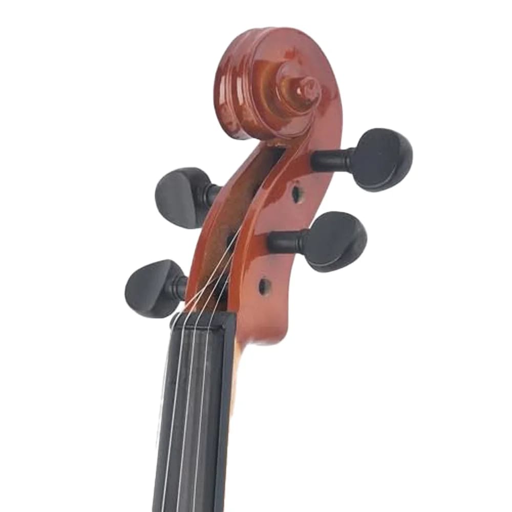 Mendini 16" Solid Wood Viola, Natural Varnish