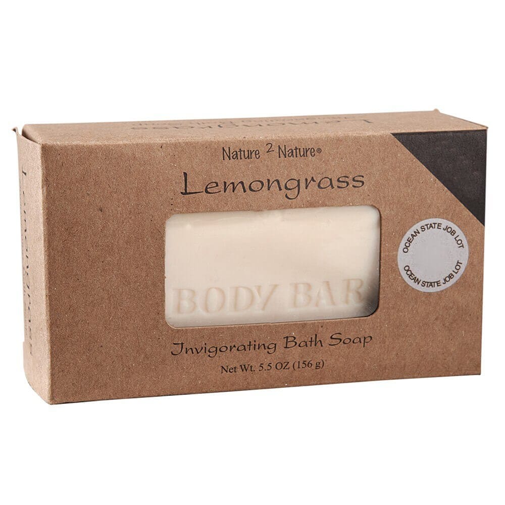 Nature 2 Nature Lemongrass Invigorating Bath Soap, 5.5 oz