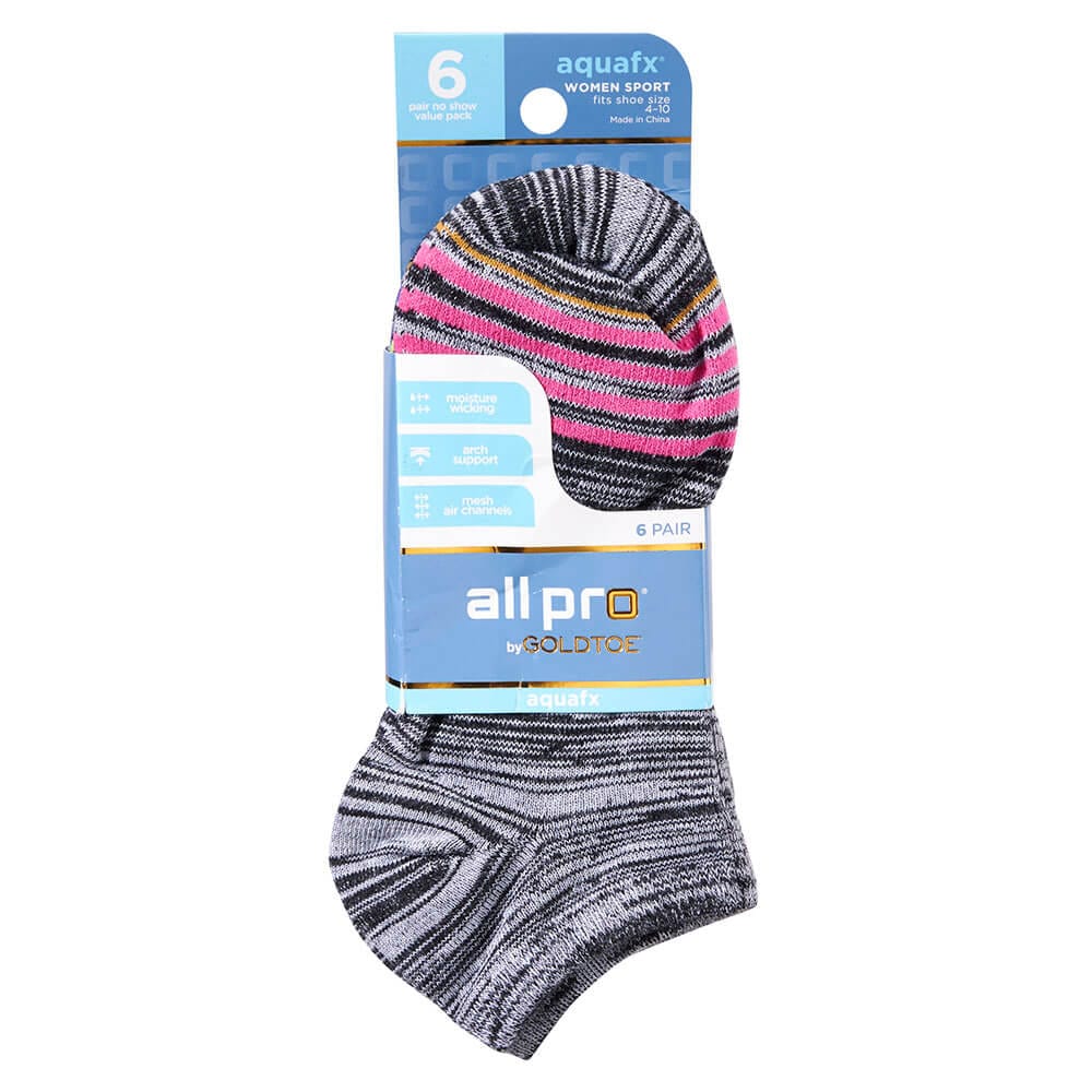 Women's Low Cut Socks, 6 Pack