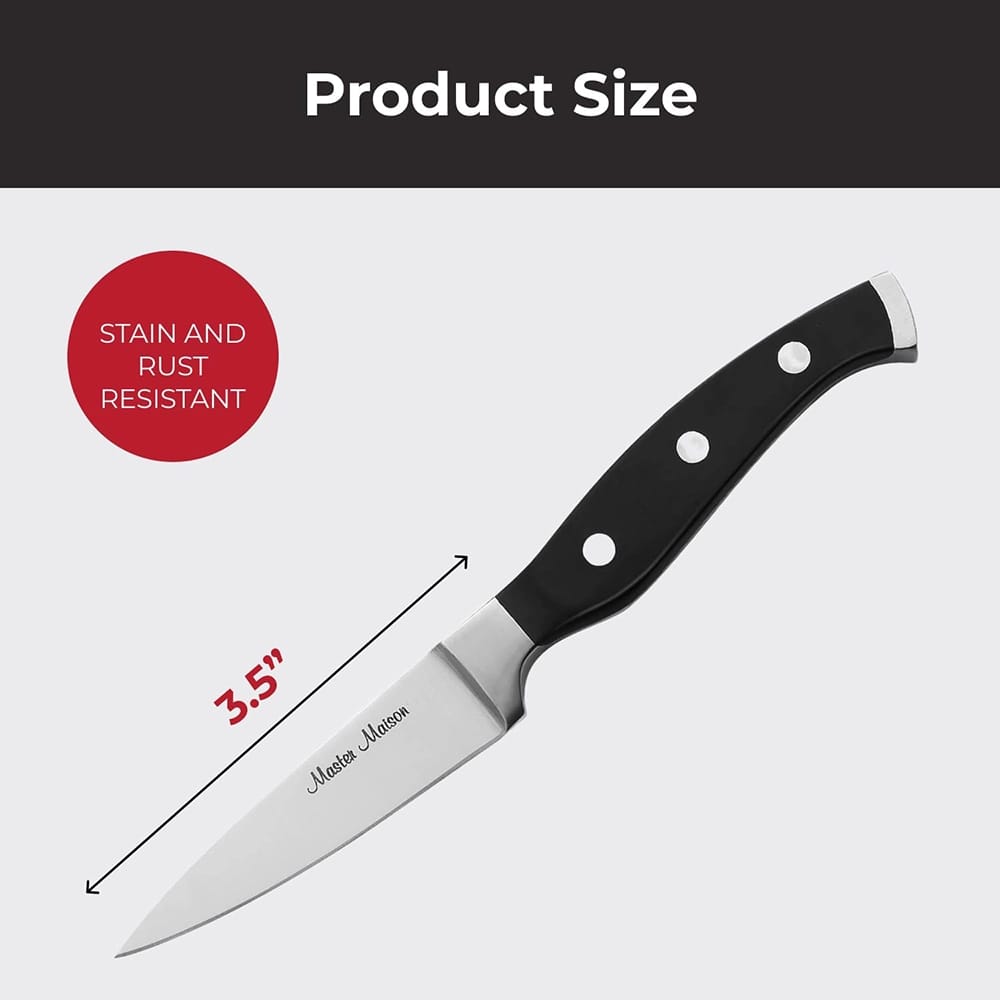 Master Maison 3.5" Stainless Steel Paring Knife