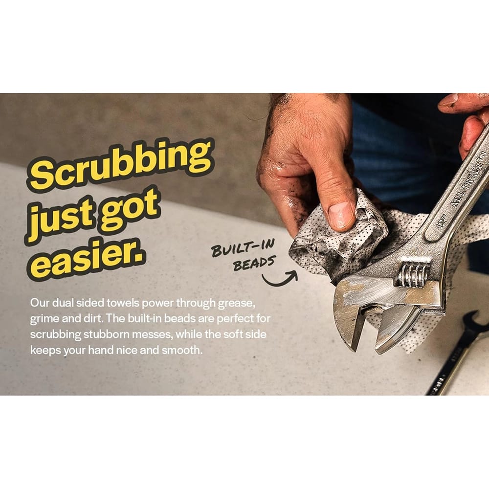 Grips Go-To Tough Beaded Wipes, 20 ct.