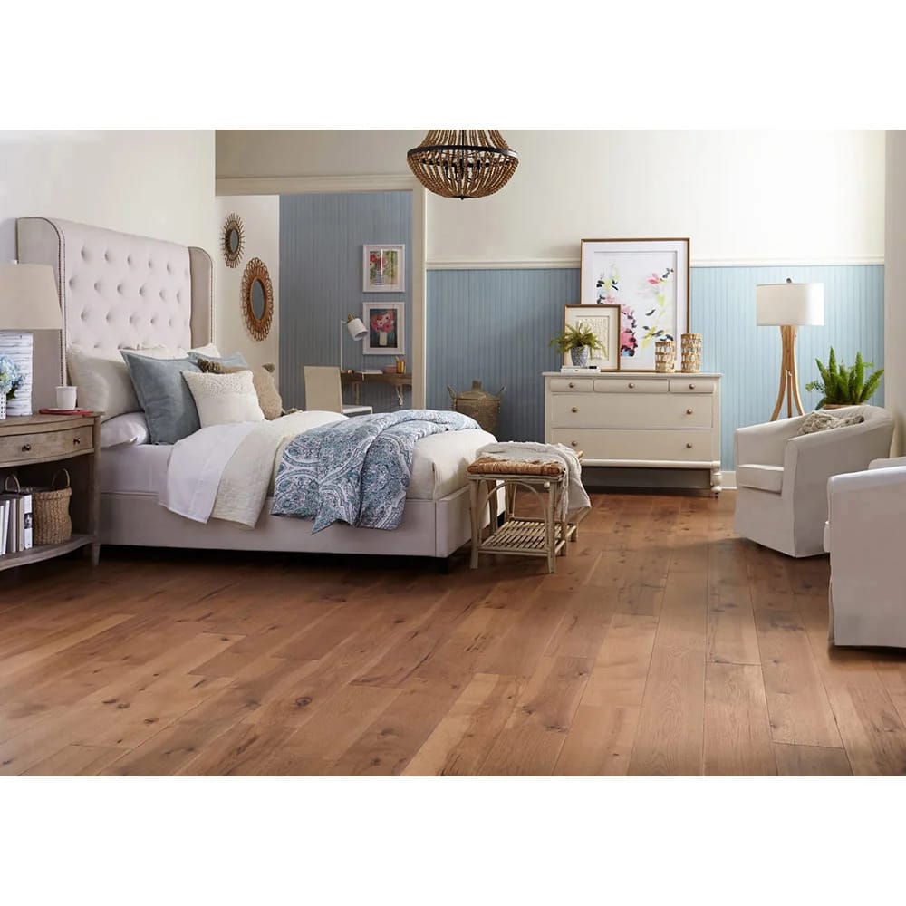 Bellawood Artisan 7/16" Sugar Mill Hickory Distressed Engineered Hardwood Flooring, Brown, 28.06 sq. ft. ($8.02/sq. ft.)