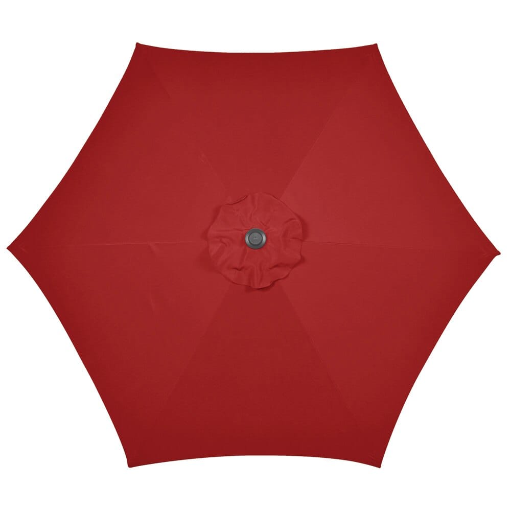 7.5' Wind Resistant Steel Patio Umbrella with Push Lift