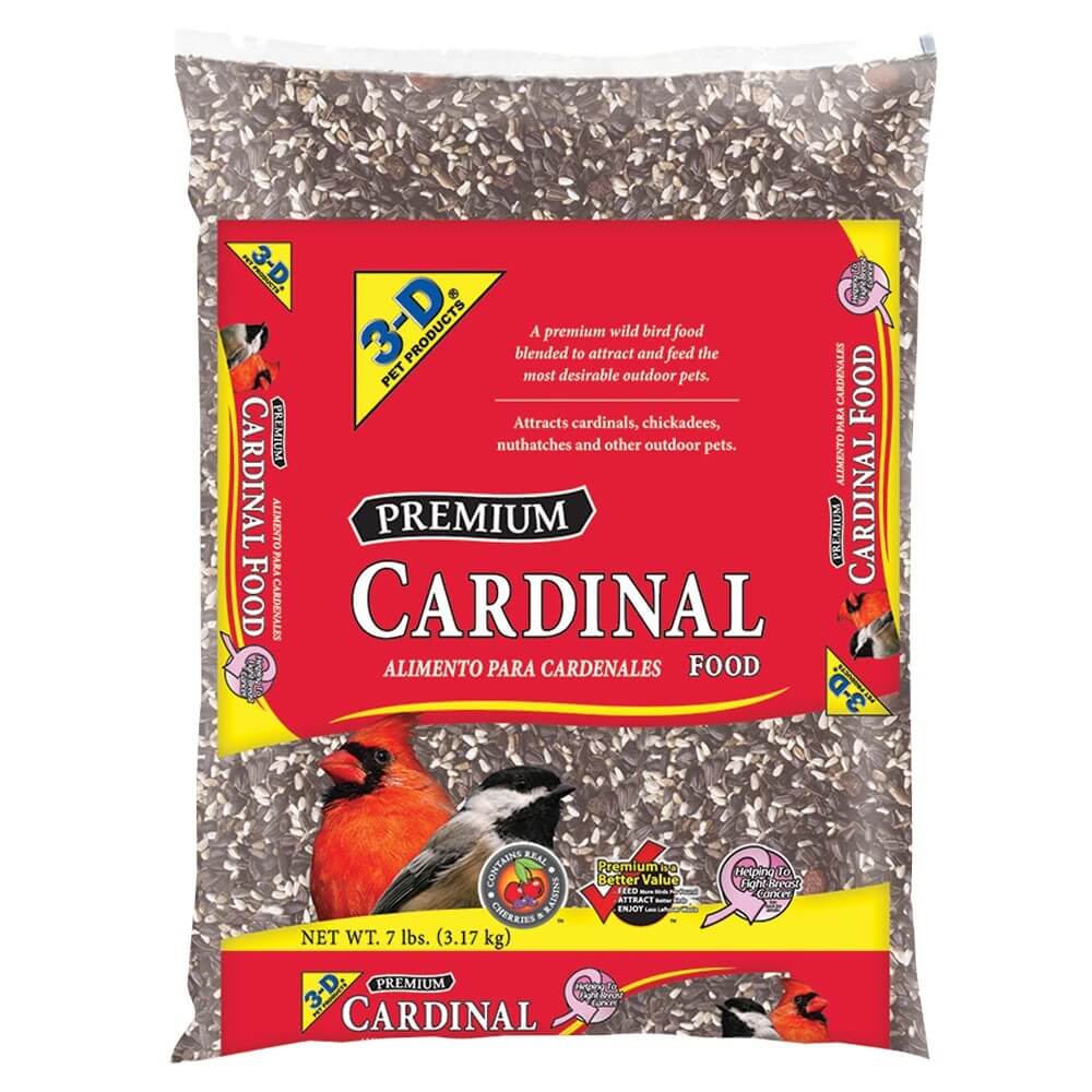 Better Bird Premium Cardinal Blend Bird Food, 7 lbs