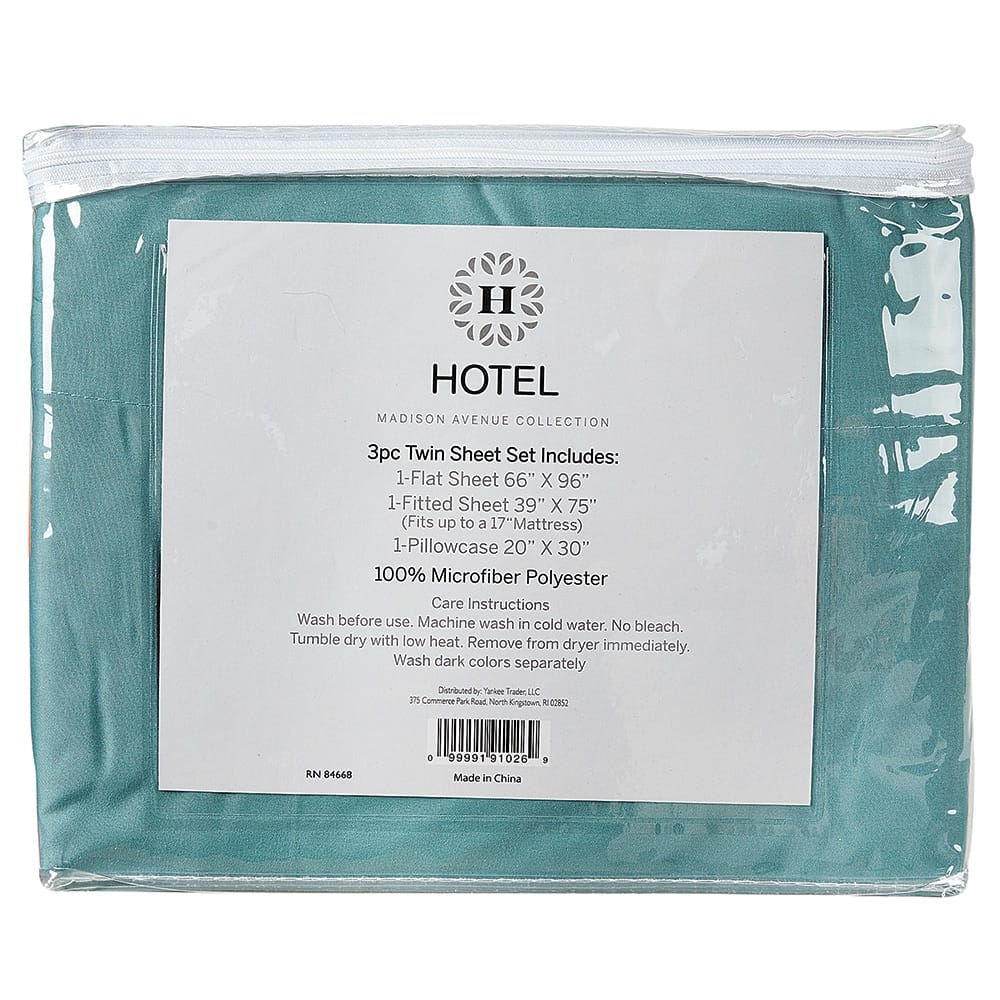 Microfiber Twin Sheet Set, 3-Piece