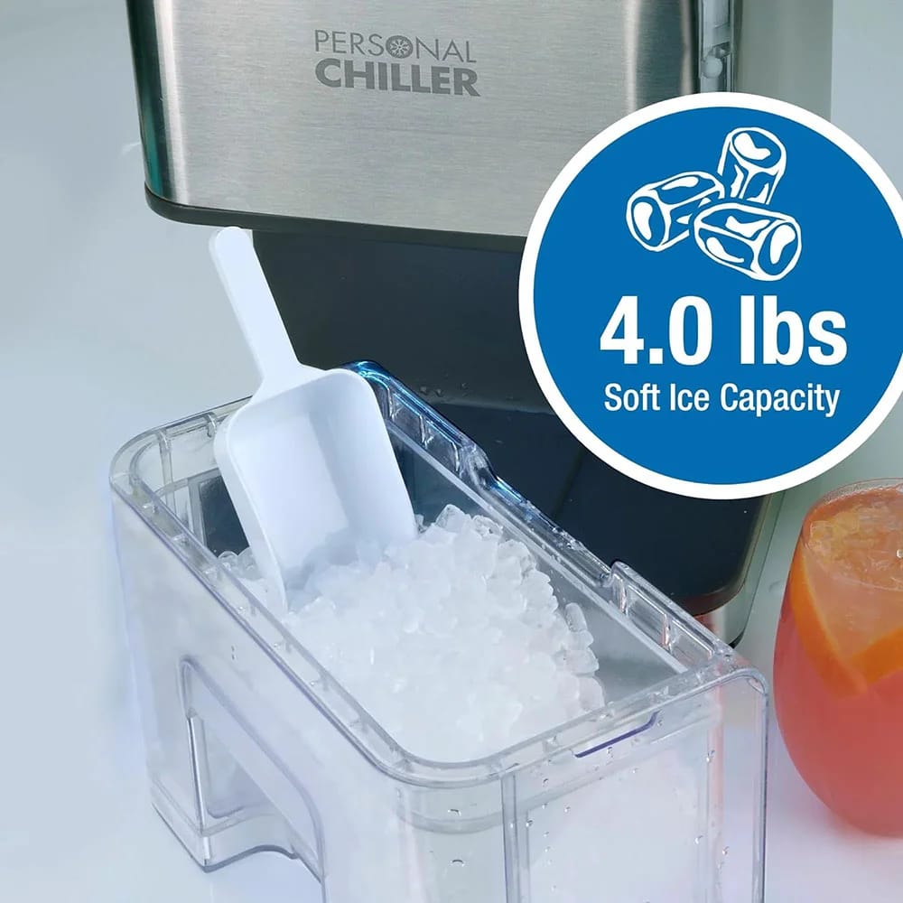 PERSONAL CHILLER Soft Nugget Ice Maker