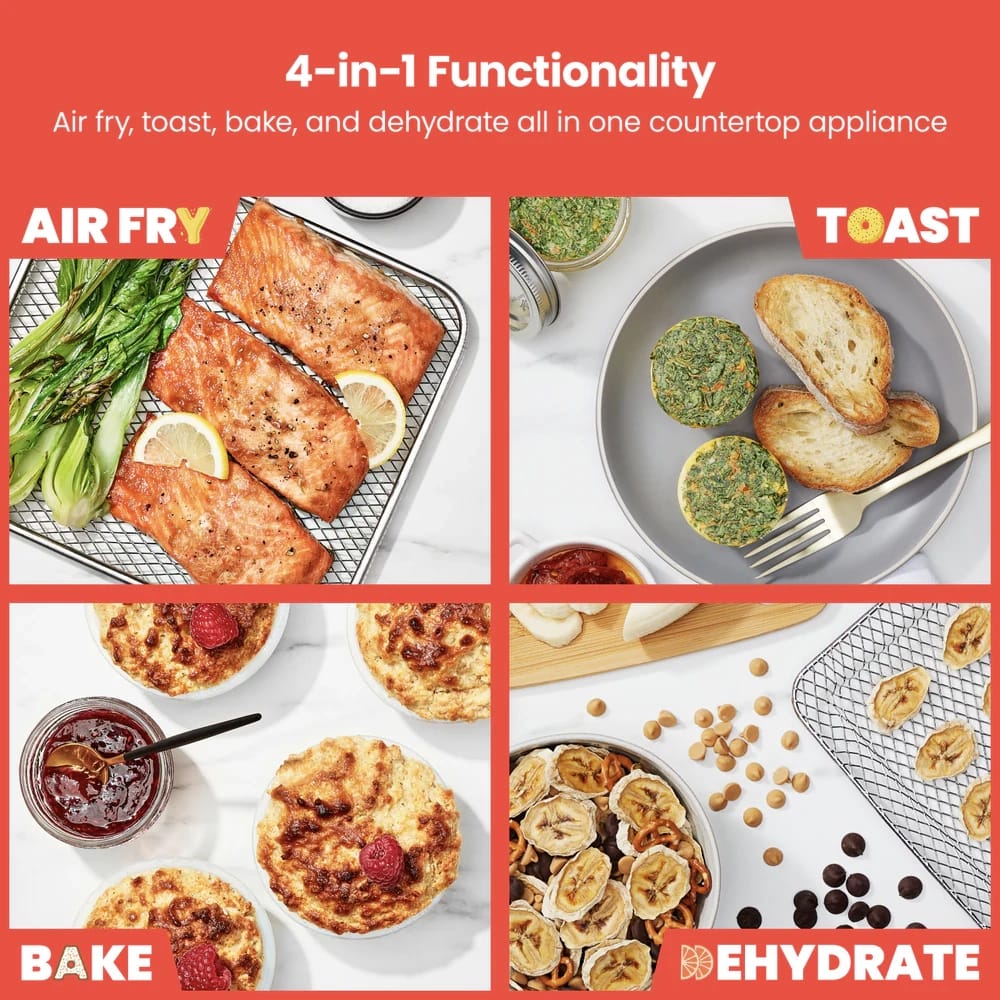 Chefman 20 Qt. Touch Air Fryer and Oven, Black