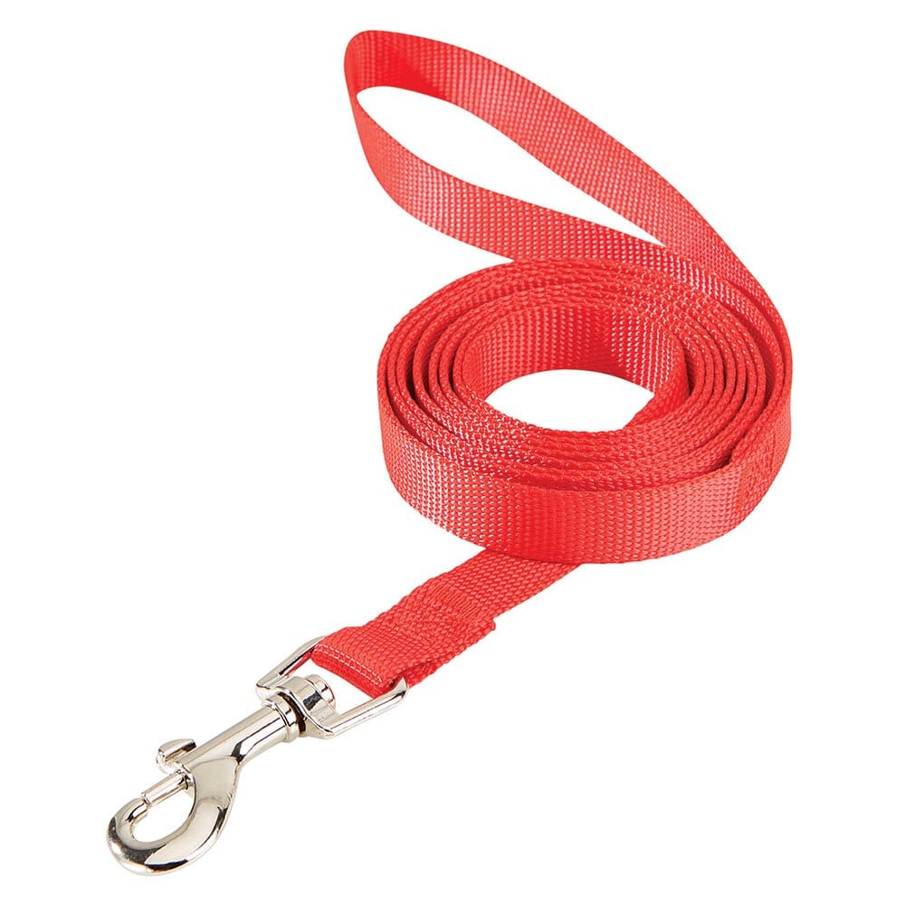 Pet Leader 6' Pet Leash, Red