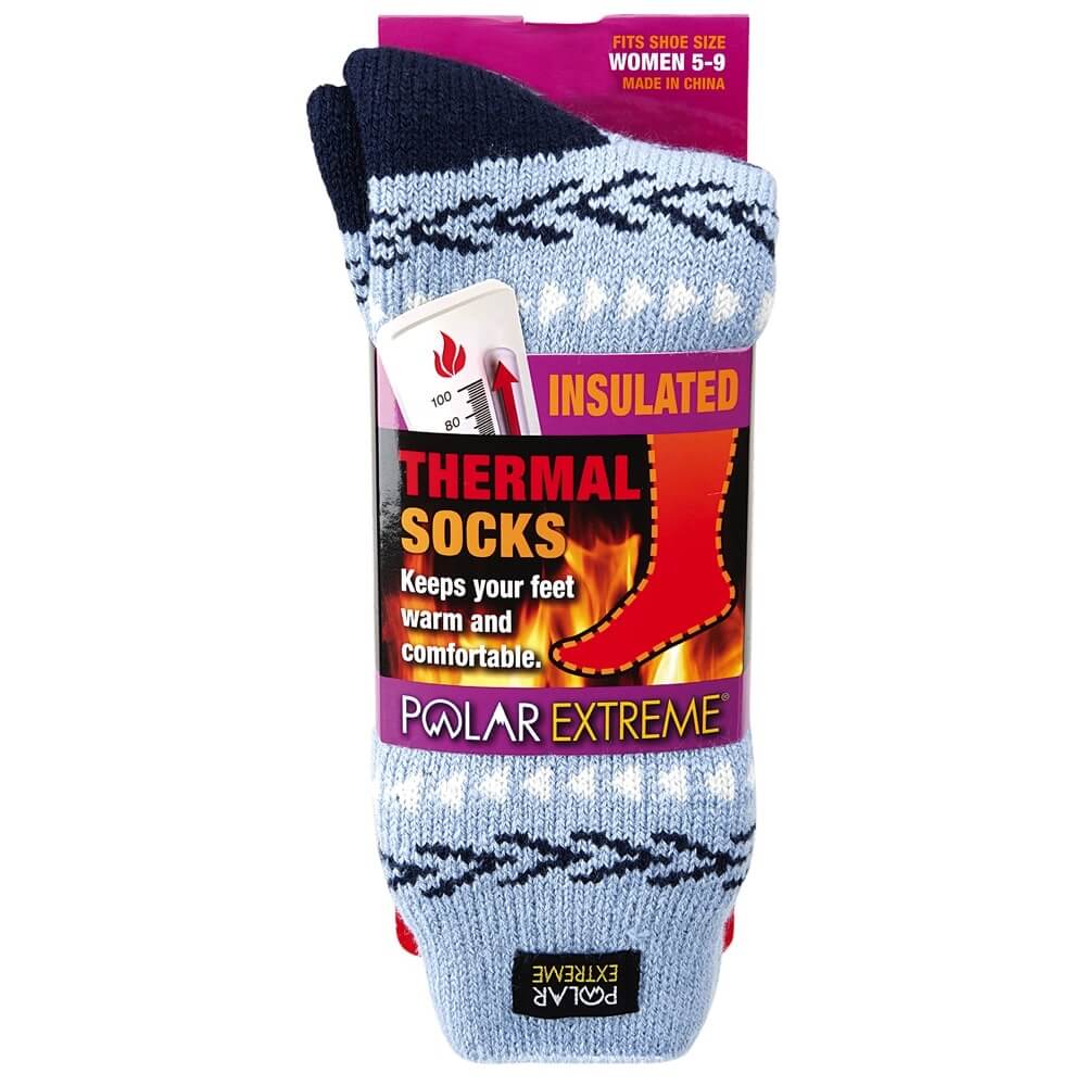 Polar Extreme Heat Women's Fairisle Thermal Sock