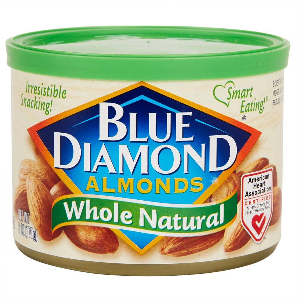 Blue Diamond Whole Natural Almonds, 6 oz