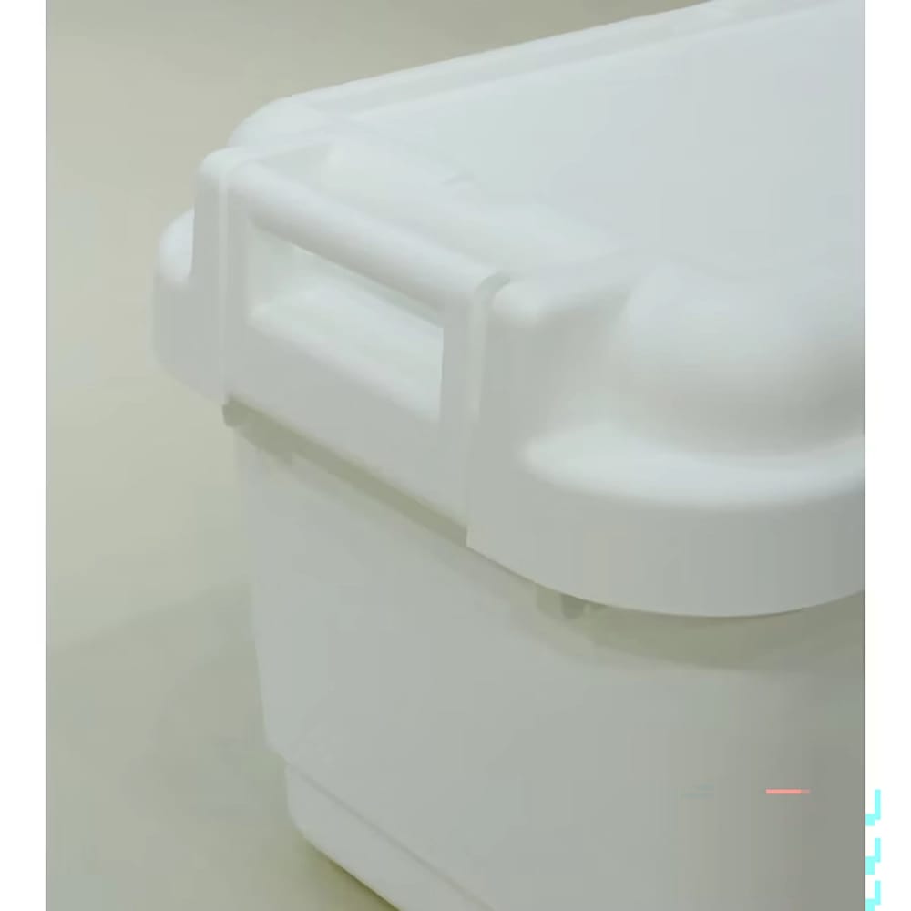 JEJ Astage 14 Gallon Heavy-Duty Sturdy Tote Box, White