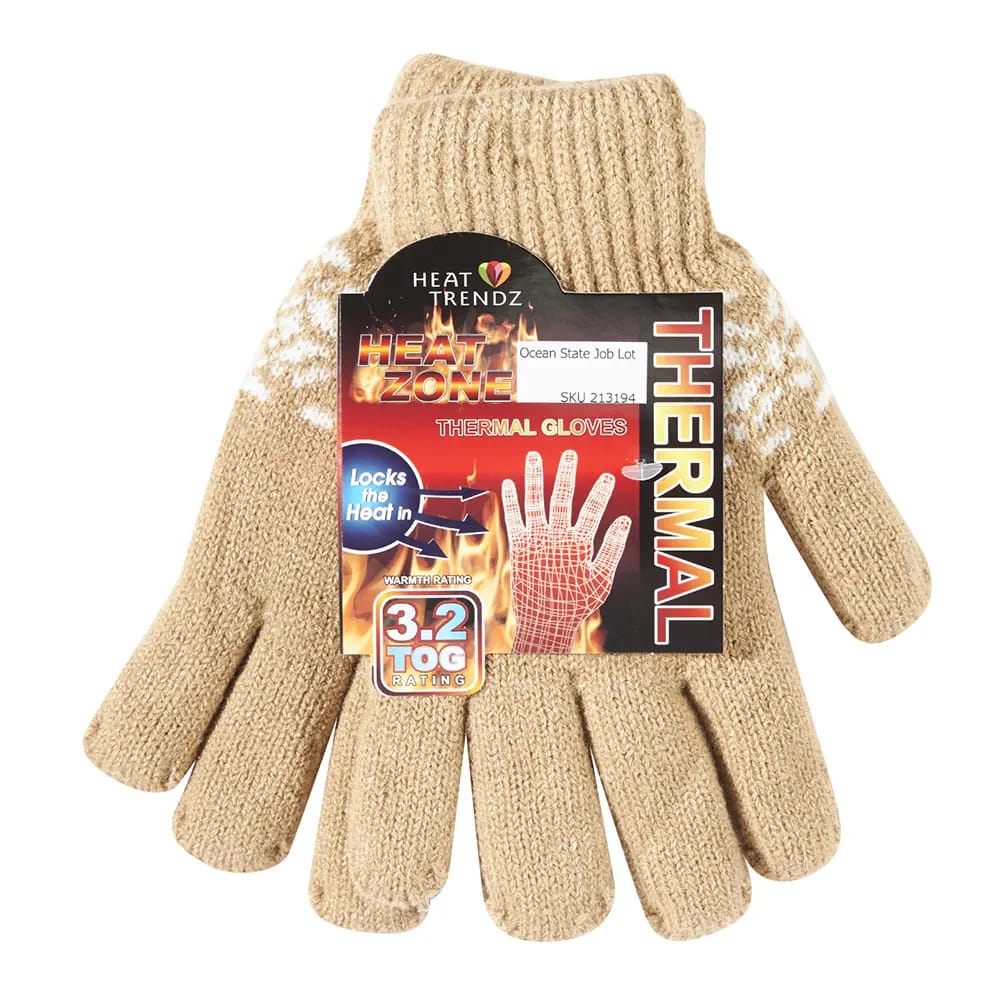 Heat Trendz Women's Heat Zone Thermal Gloves