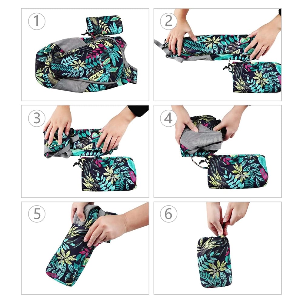 ZOMAKE Ultra Lightweight Packable Backpack, 18L, Multi-Color