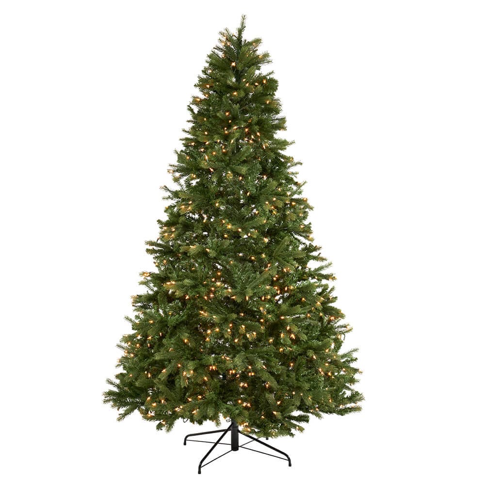 7.5' Pre-Lit Christmas Tree with 800 Warm White LED Lights